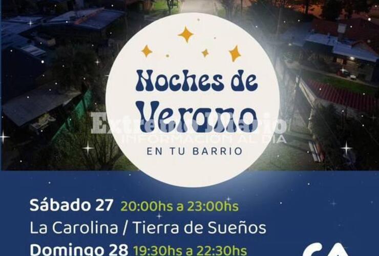 Imagen de Alvear: Comienza el ciclo Noches de verano en tu barrio