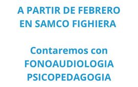 Imagen de El SAMCo de Fighiera incorpora Fonoaudiolog&iacute;a y Psicopedagog&iacute;a