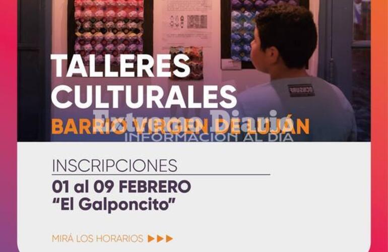 Imagen de Abren las inscripciones a los talleres en el barrio Virgen del Luj&aacute;n