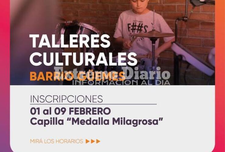 Imagen de Abren las inscripciones a los talleres en el barrio Güemes