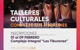 Imagen de Abren las inscripciones a los talleres en el Complejo �Los Tiburones�