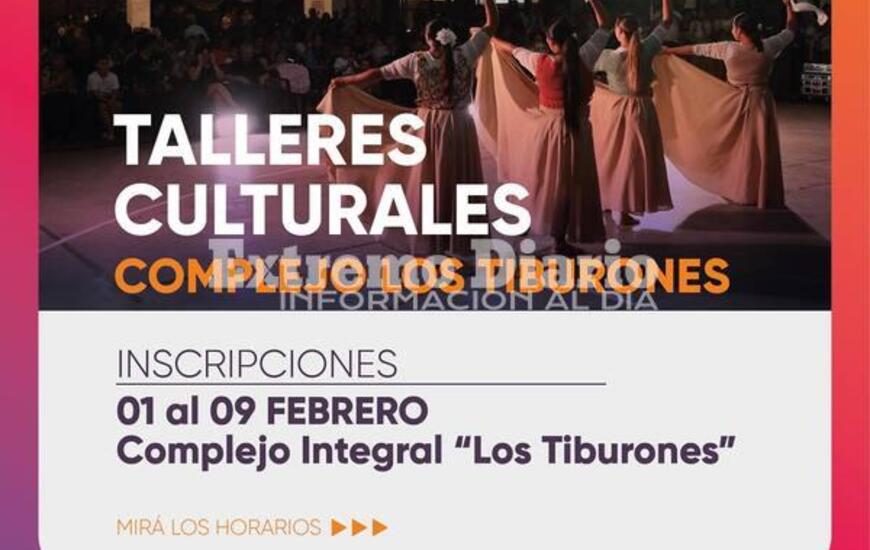 Imagen de Abren las inscripciones a los talleres en el Complejo �Los Tiburones�