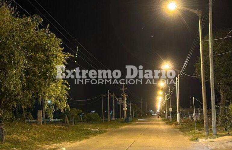 Imagen de Se colocaron nuevas luces en Arroyo Seco