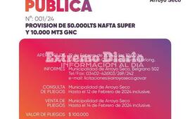 Imagen de Arroyo Seco:Licitaciones p&uacute;blicas disponibles
