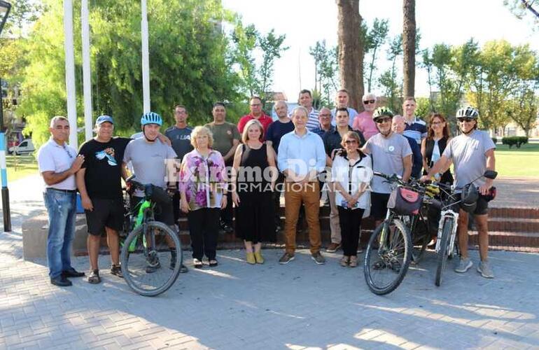 Imagen de La agrupación Sanmartiniano en Bici pasó por Arroyo Seco