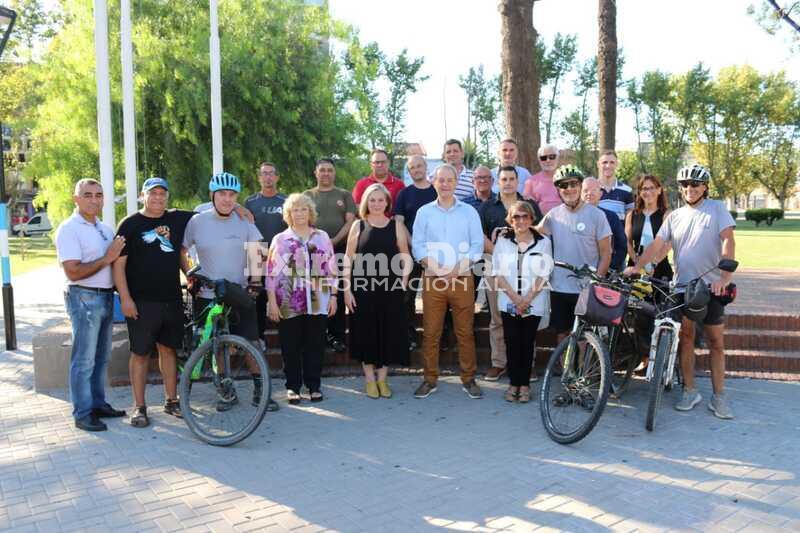 Imagen de La agrupaci&oacute;n �Sanmartiniano en Bici� pas&oacute; por Arroyo Seco