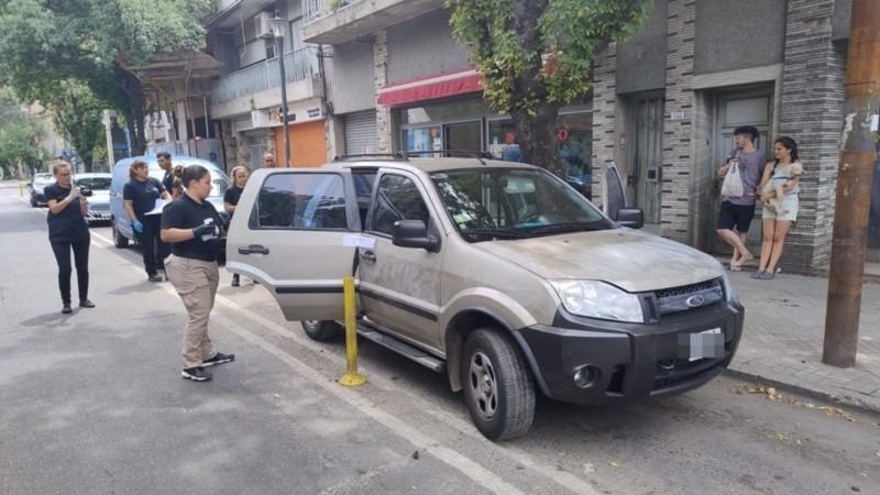 El veh&iacute;culo robado fue hallado en zona oeste. (R.Lascano)
