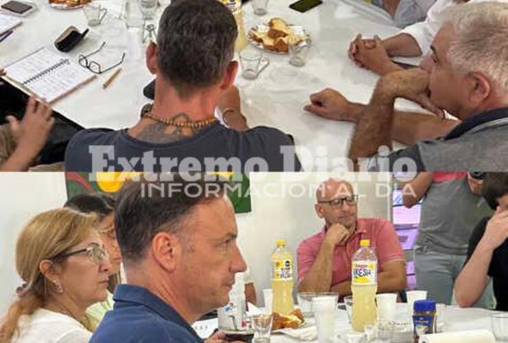 Imagen de Carlos Pighin participó de una reunión con funcionarios provinciales