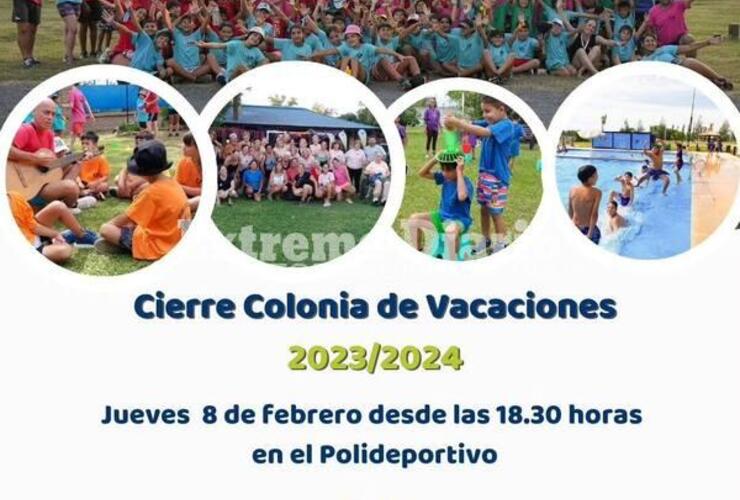 Imagen de Cierre de la colonia de vacaciones en el Polideportivo de Alvear