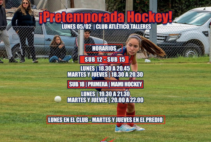 Imagen de Talleres inicia la Pre Temporada de Hockey.