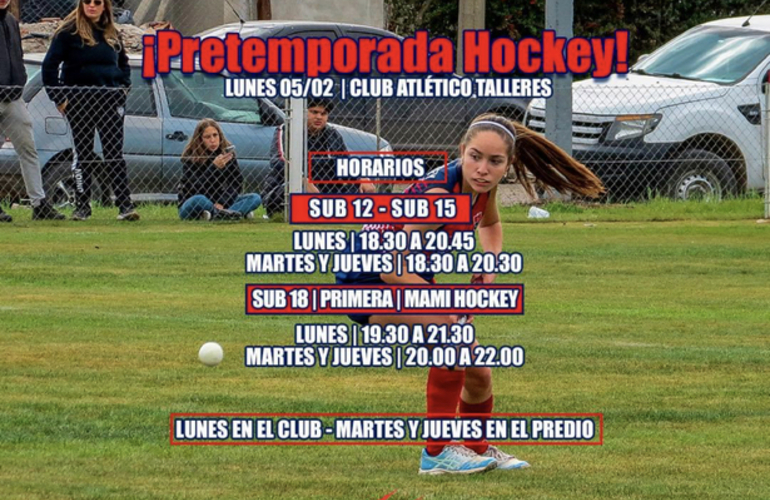 Imagen de Talleres inicia la Pre Temporada de Hockey.