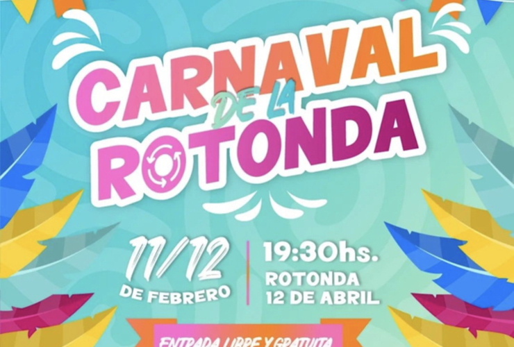 Imagen de Se viene la 2da edición del Carnaval de la Rotonda 2024.