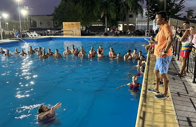 Imagen de Aspirantes a Guardavidas locales y regionales, realizaron prueba en Uni&oacute;n.