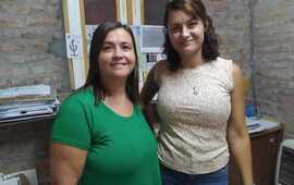 Natalia Spadoni (Directora de Desarrollo Social) y la Dra. Ana Lucia Franze.