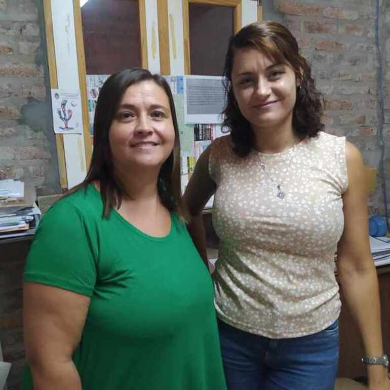 Natalia Spadoni (Directora de Desarrollo Social) y la Dra. Ana Lucia Franze.