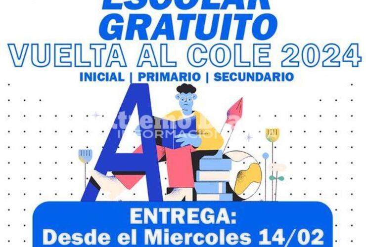 Imagen de El Sindicato de Trabajadores Municipales entregará el bolsón escolar