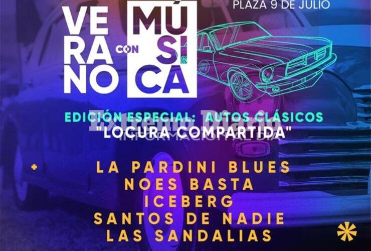 Imagen de Verano con música: Se conoció la grilla de artistas que participarán del festival