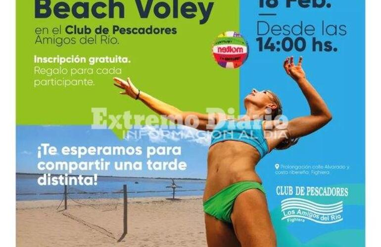 Imagen de Jornada recreativa de beach voley en Fighiera