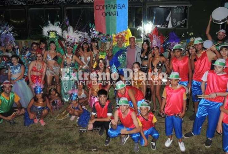 Imagen de Alvear vivió la última noche de carnaval