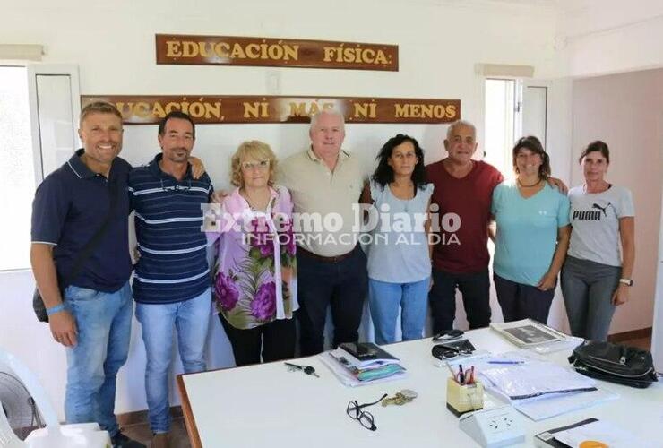 Imagen de Visita y recorrida por el CEF junto a autoridades de la Dirección provincial de Educación Física