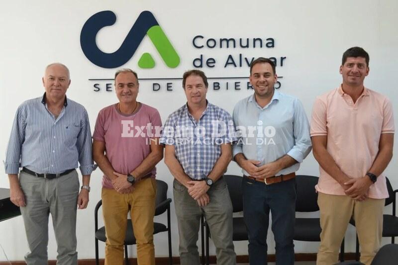 Imagen de Alvear: Funcionarios del ministerio de Desarrollo visitaron la localidad