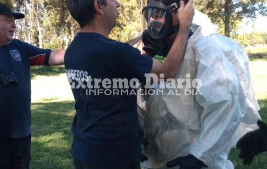 Imagen de Pav&oacute;n: Bomberos de Arroyo Seco estuvieron al frente de una capacitac&oacute;n
