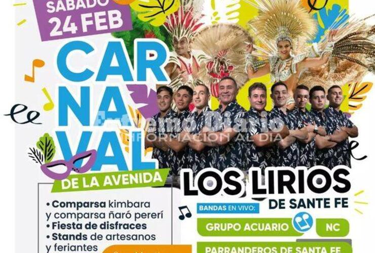 Imagen de Los Lirios serán parte del carnaval de Fighiera