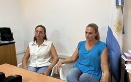 Imagen de Giovacchini y Girotti, hablaron sobre 'La Laguense', nuevo colectivo interurbano de la localidad.