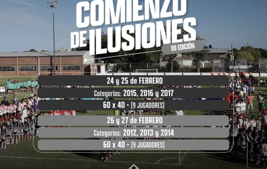 Imagen de Nueva edici&oacute;n del Torneo 'Comienzo de Ilusiones' en Uni&oacute;n.