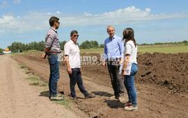Imagen de Arroyo Seco: Avanza la obra de cord&oacute;n cuneta en el loteo Zanchetta