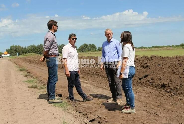 Imagen de Arroyo Seco: Avanza la obra de cordón cuneta en el loteo Zanchetta