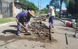 Imagen de Plan de bacheo en el casco hist&oacute;rico de Alvear