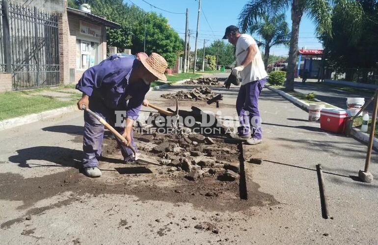 Imagen de Plan de bacheo en el casco histórico de Alvear