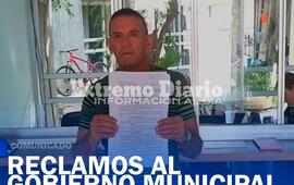 Imagen de Sergio Gaudio present&oacute; reclamos a la Municipalidad