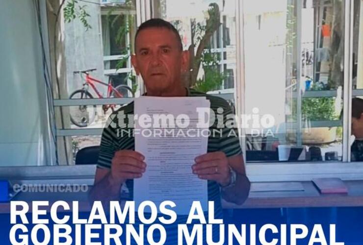 Imagen de Sergio Gaudio present&oacute; reclamos a la Municipalidad