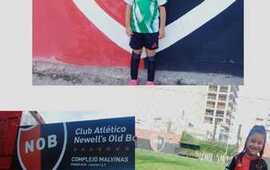 Imagen de Ainara Ledesma, de Los Amigos de la Estaci&oacute;n, tuvo prueba de jugadoras en N.O.B.