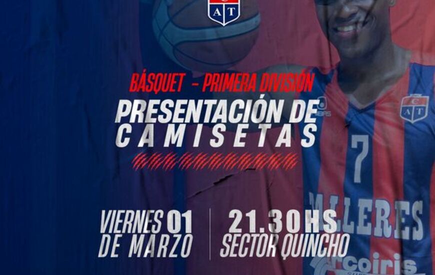 Imagen de El b&aacute;squet del C.A.T. presentar&aacute; su nueva camiseta 2024.