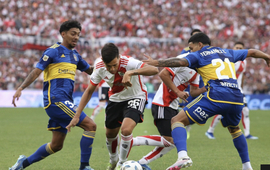 Imagen de River Plate y Boca Juniors, igualaron 1-1 en el Supercl&aacute;sico.