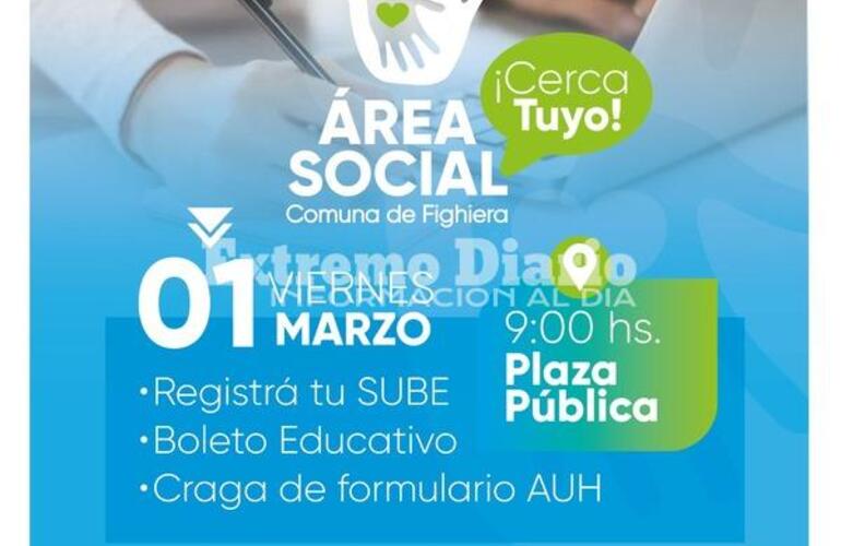 Imagen de Fighiera: Jornada para acercar servicios a la comunidad