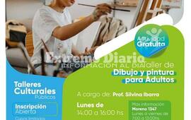 Imagen de La Comuna de Fighiera abri&oacute; la inscripci&oacute;n a los talleres culturales 2024