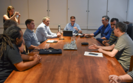Imagen de Gherardi se reuni&oacute; con autoridades provinciales para tratar su cartera de gesti&oacute;n