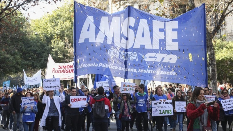 Imagen de Los docentes de Amsaf&eacute; confirmaron otras 48 horas de huelga y no habr&aacute; clases jueves y viernes