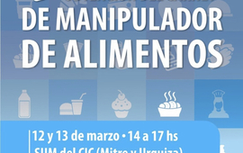 Imagen de Nueva capacitaci&oacute;n para el carnet de Manipulador de Alimentos.
