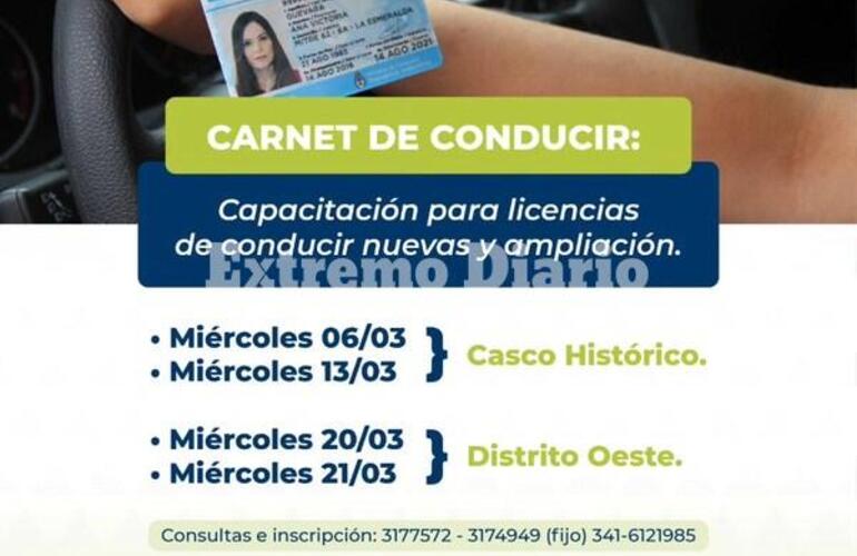 Imagen de Alvear: Capacitaci&oacute;n para licencias de conducir nuevas y ampliaci&oacute;n