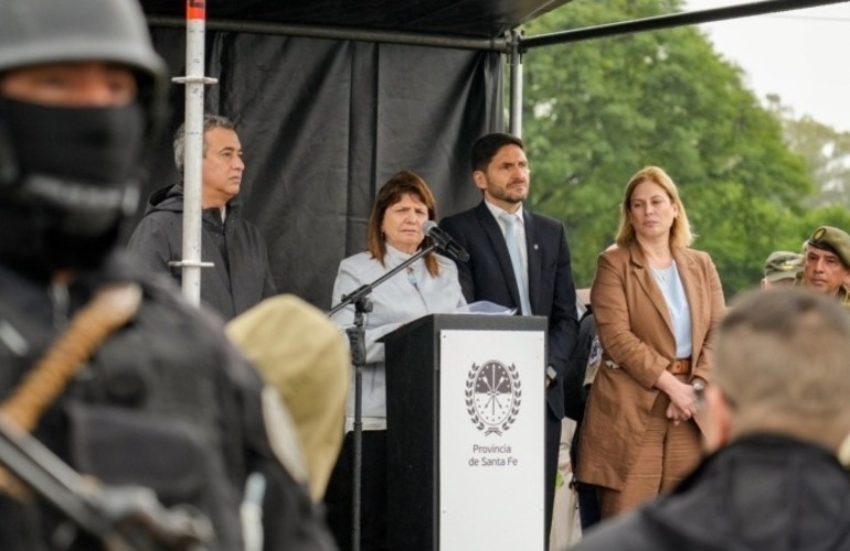 La ministra Bullrich hizo el anuncio este viernes por pedido expreso del gobernador Pullaro (Archivo Rosario3)