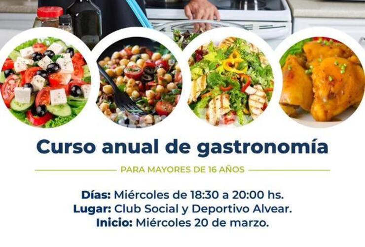 Imagen de Comienza el curso anual de gastronomía, alimentación y salud en Alvear
