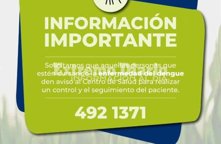 Imagen de Alvear: Información importante en relación a los casos de dengue
