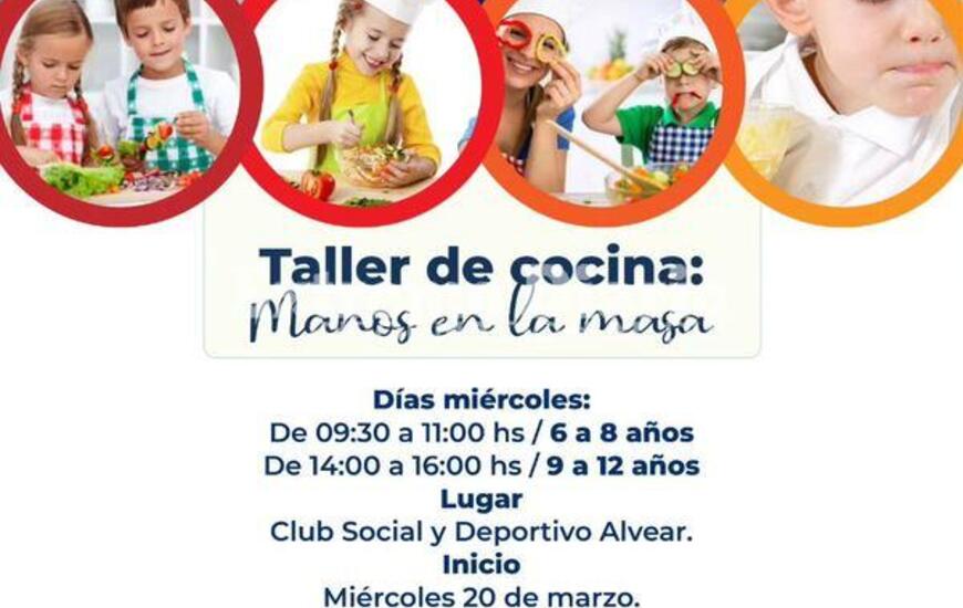 Imagen de Vuelven los talleres l&uacute;dicos de cocina para ni&ntilde;os en Alvear