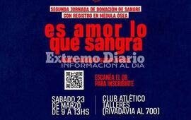 Imagen de Jornada de donaci&oacute;n de sangre con registro de m&eacute;dula &oacute;sea en Talleres
