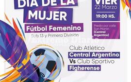Imagen de Encuentro de f&uacute;tbol femenino en Fighiera